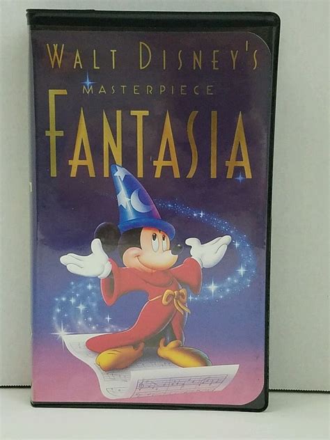 Collectible Walt Disneys Masterpiece Collection Fantasia Vhs 1991