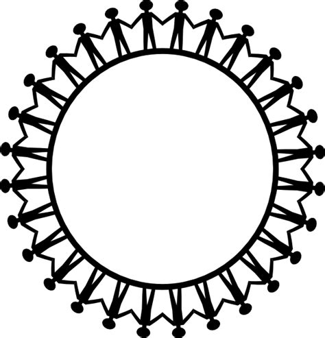 Circle Holding Hands Clip Art At Vector Clip Art Online