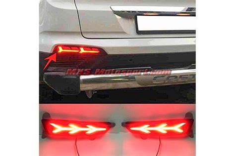 Mxstl Hyundai Creta Rear Bumper Reflector Drl Led Tail Lights