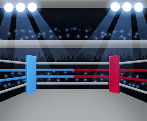 Download Boxing Ring Cartoon Background