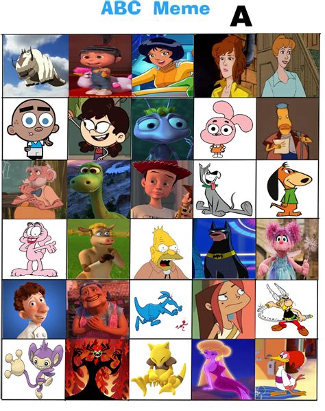 My ABC Meme List - A (con't) by mnwachukwu16 on DeviantArt