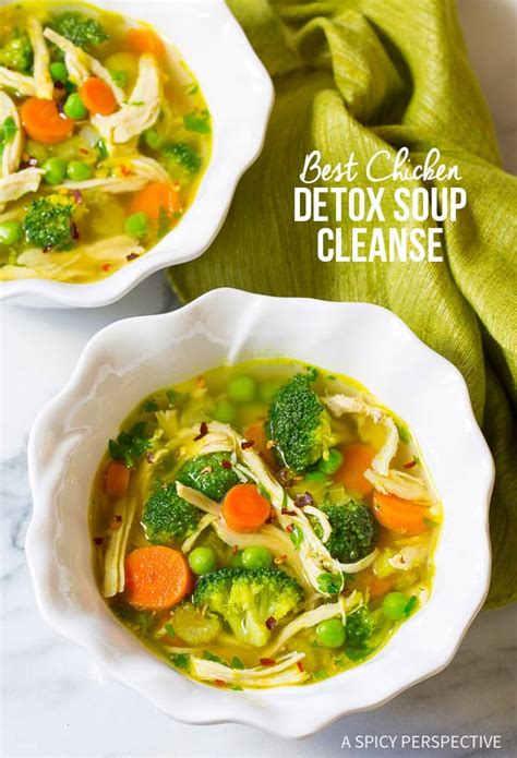 But keeping it easy doesn't mean we can't. Chicken Detox Soup - A Spicy Perspective