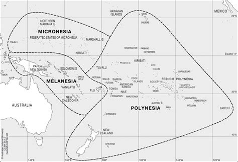 Micronesia Melanesia Polynesia Cartogis Services Maps Online Anu