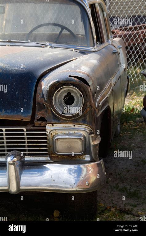 1956 Chevy Junkyard Scrap Car Cars Old Forlorn Abandoned Rusty Rust