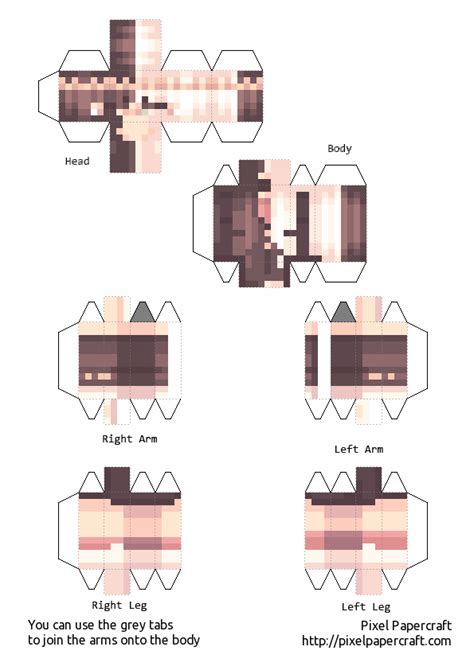 Papercraft Minecraft Skin Diy And Crafts Paper Crafts Paper Dolls