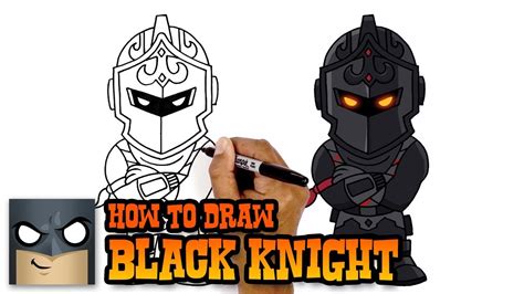 How To Draw Fortnite Black Knight