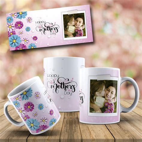 Sublimation Mug Design Mothers Day With Photo Mockup Free Etsy