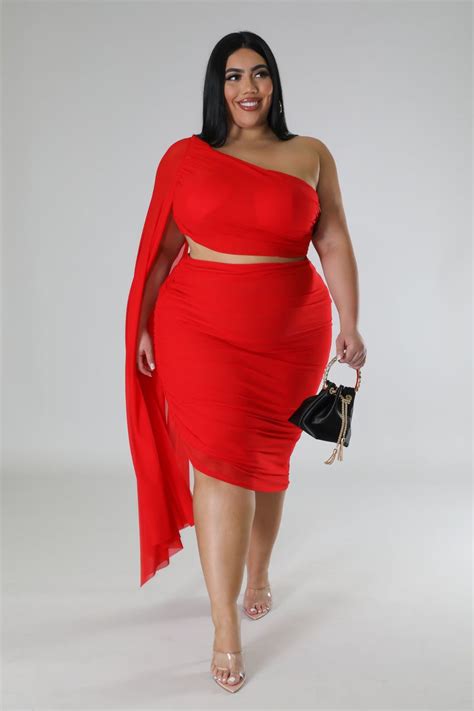 joella babe skirt set gitionline cute plus size clothes heaviest woman curvey women curvy