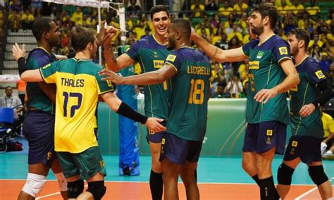 Sul Americano De V Lei Brasil Vence Chile E Se Isola Em