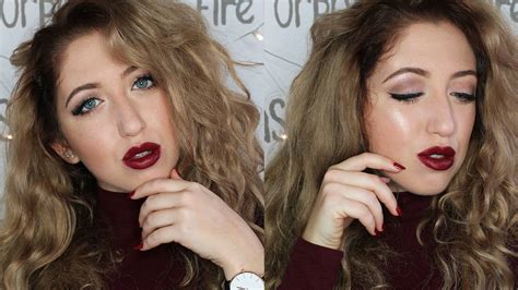 Beauty Christmas Make Up Tutorial With Vampy Lips