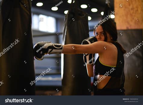 Portrait Boxer Girl Boxing Ring Stock Photo 1505458532 Shutterstock
