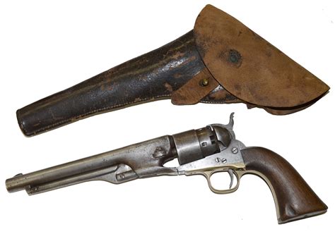 Model 1860 Colt Army With Holster Identified To Member Of The 16th