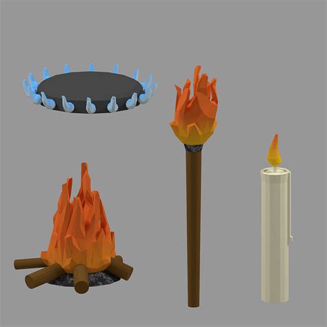 56 Amazing Campfire 3d Model Free Download Free Mockup