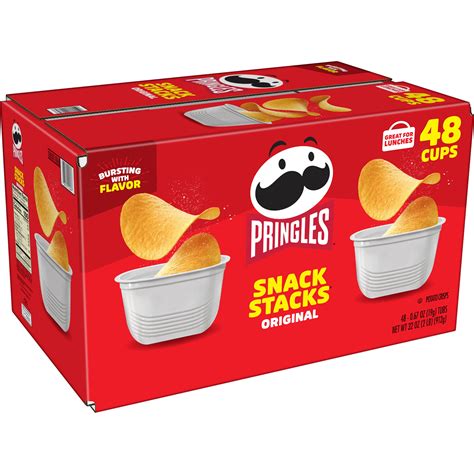 Pringles Snack Stacks Original Crisps Smartlabel