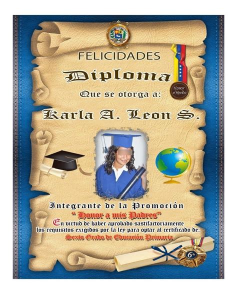 Plantillas Y Diplomas Graduacion Photoshop Editables Psd Cuotas My
