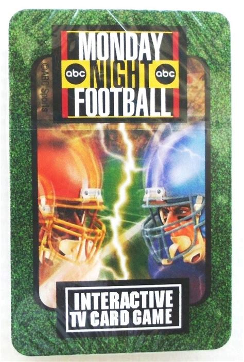 1998 Abc Sports Monday Night Football Interactive Passing Game Card