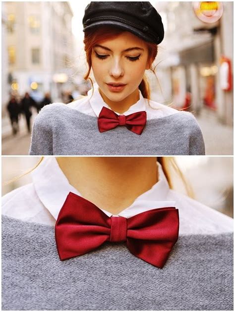 Boatneck Sweater W Collared Shirtbowtie