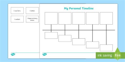 Activity My Personal Timeline | Teacher-made Resources