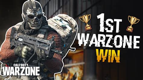 My First Win In Warzone Warzone Gameplay Youtube