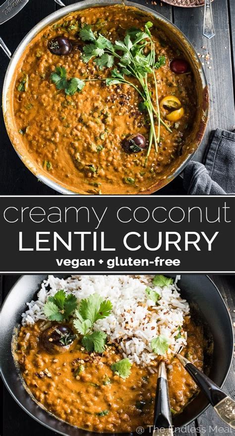 Add the chopped onion, crushed garlic, grated ginger, and cumin seeds and toast for a couple of minutes until brown. Creamy Coconut Lentil Curry | Recipe | Lentil recipes ...