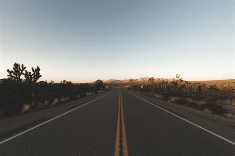 Wallpaper Desert Road Landscape Clear Sky 6240x4160 Ptt100