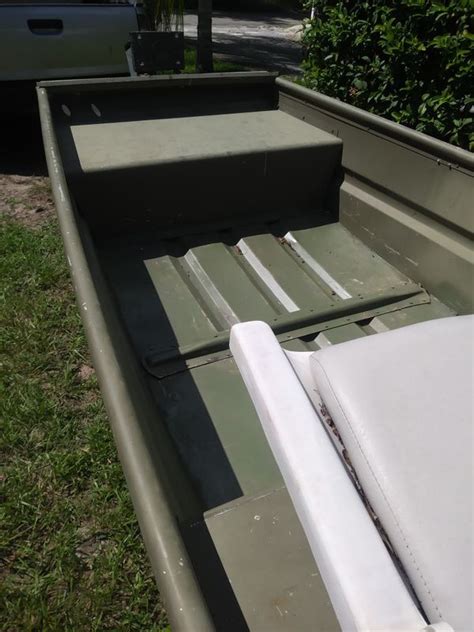 Tracker 12 Ft Aluminum Jon Boat Trailer And Motor For Sale In New Port