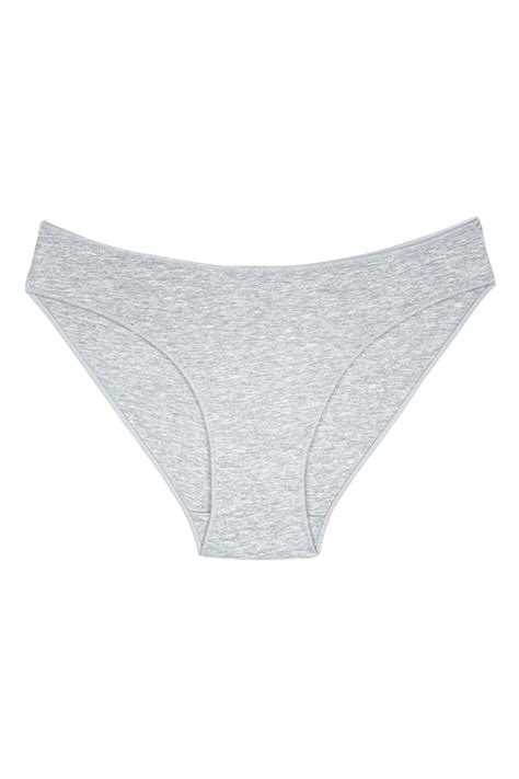 Comfort Cotton Grey Slip Panties Yesundress