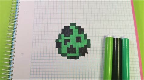 Como Hacer El Huevo De Creeper De Minecraft Pixel Art
