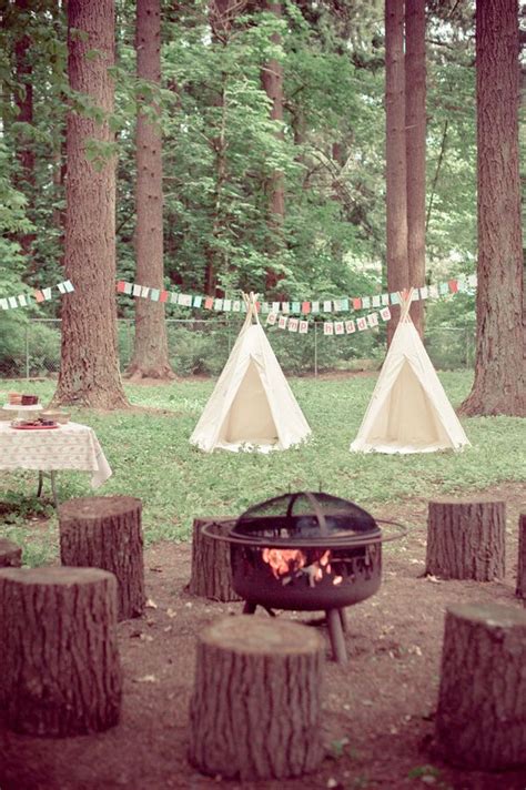 Get Outdoors Camping Themed Party Ideas Here Babble Campfire Party