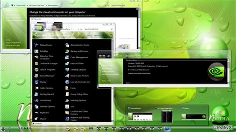 Nvidia Theme For Windows 7 By Allthemes On Deviantart