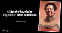 TOP 25 QUOTES BY MAO ZEDONG (of 289) | A-Z Quotes