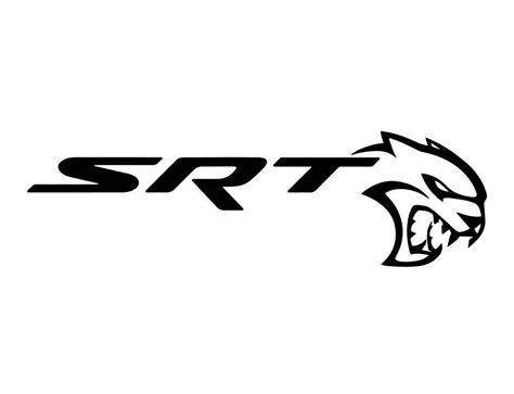 dodge hellcat srt car logo emblem vector vectorized print etsy