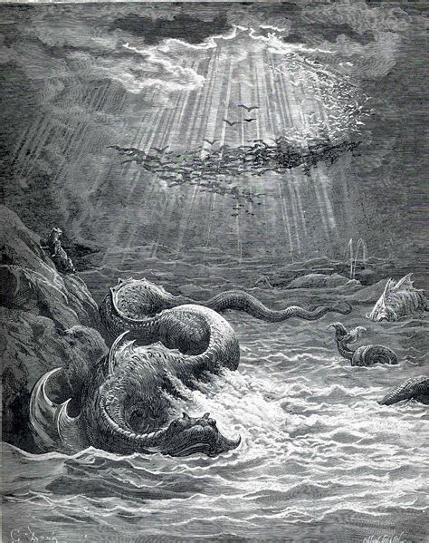 The Creation Of Fish And Birds Gustave Dore