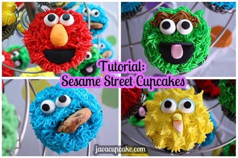 Sesame Street Cupcakes Tutorial