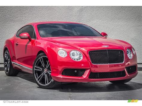 2013 Dragon Red Bentley Continental Gt V8 83723796 Photo 12