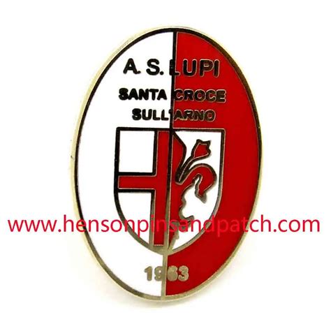 Customized Imitation Hard Enamel Football Club Pin Badge For Aslupi