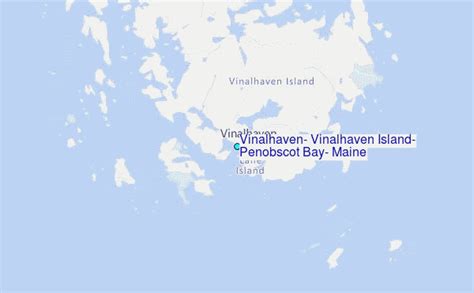 Vinalhaven Vinalhaven Island Penobscot Bay Maine Tide Station