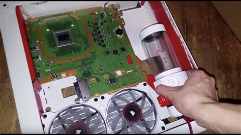 Ps4 Pro Water Cooled Part 2 Adding Waterblock And Placing The