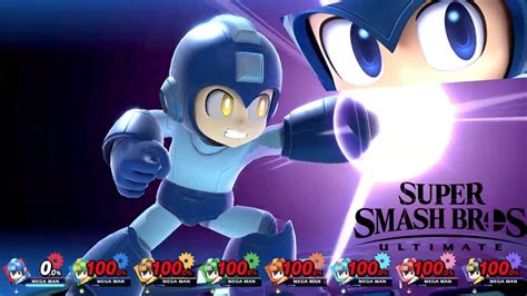 Super Smash Bros Ultimate 8 Player Final Smash Mega Man Youtube