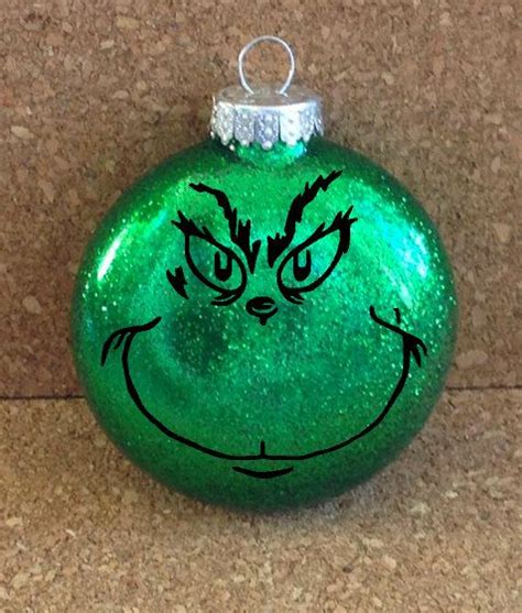 We don't have a whole lot to splurge this year on ornaments so i went to the next best thing so i went ahead and already had acrylic paint to use for this do it yourself project. Everybody loves the Grinch! Well, maybe not everyone. But at least this Grinch wont steal your ...