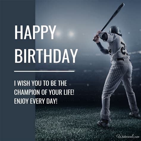 Baseball Birthday Cards And Bday Funny Images