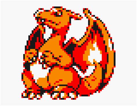 Pokemon Yellow Charizard Sprite Hd Png Download Transparent Png