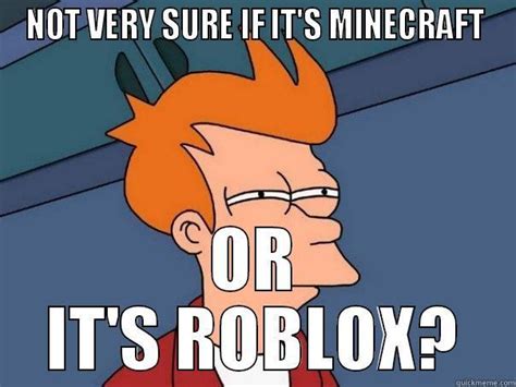 Minecraft Vs Roblox By Ohwow1233 Meme Center Robux Generator 2020 Ios