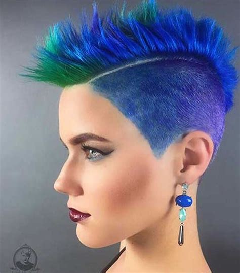 2018 Blue Hair Color Hairstyles For Pretty Women Page 2 Of 5