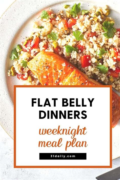 Weeknight Dinner Meal Plan Were Cooking Healthy Flat Belly Dinners This Week As We Prepare For