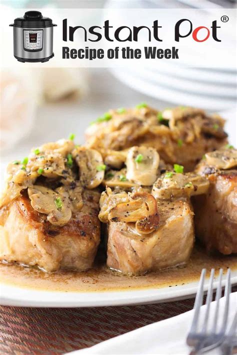 Browning the chops in the instant pot before pressure cooking them helps make a richer. Instant Pot Smothered Pork Chops | How To Feed A Loon