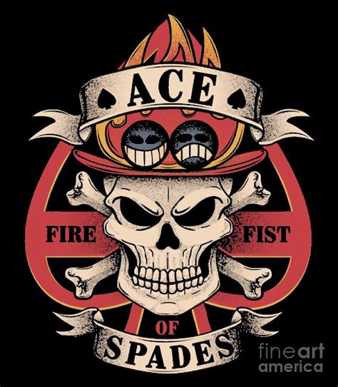 One Piece Ace Spade Mixed Media By Aditya Sena Fine Art America