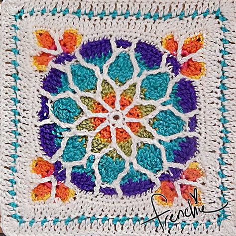 Stained Glass Window Afghan Pattern By Melody Macduffee Crochet