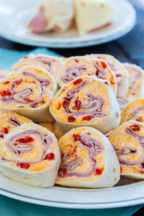Ham And Pimento Cheese Pinwheels Spicy Southern Kitchen