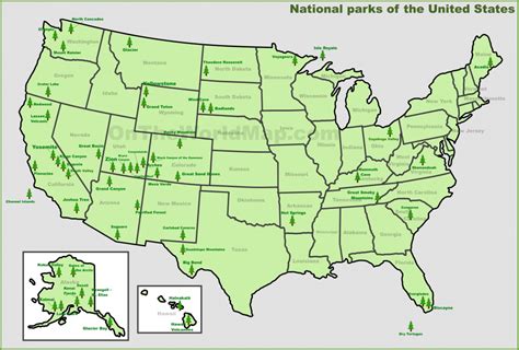 Us National Parks Map X Print Best Maps Ever Printable Map Of National Parks In Usa